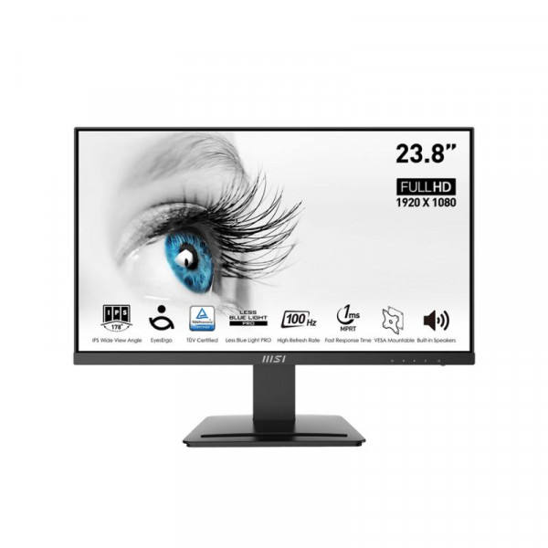 Màn hình MSI PRO MP243X (23.8 Inch/ FHD/ IPS/ 100Hz/ 1ms/ Loa)