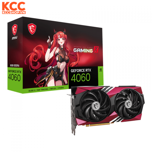VGA MSI GeForce RTX 4060 GAMING X 8G MLG
