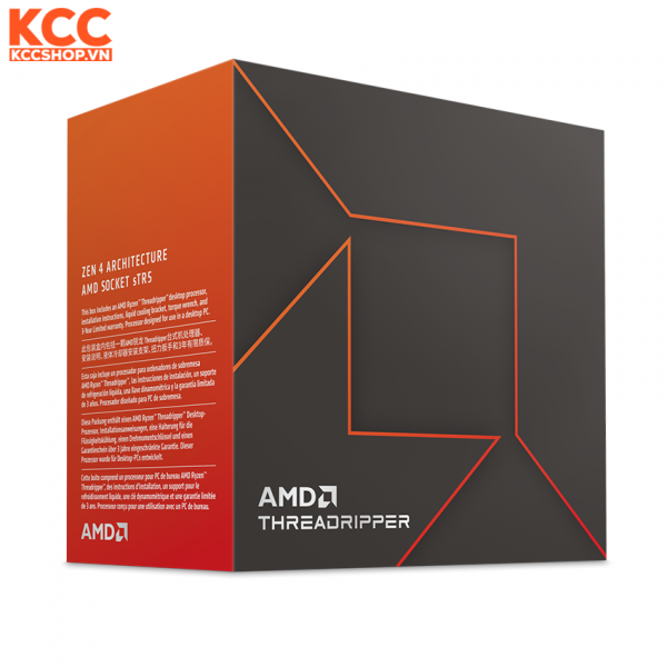 CPU AMD Ryzen Threadripper 7970X (AMD Ryzen Up to 5.3 GHz / 4.0GHz, 32 Cores 64 Threads, sTR5)