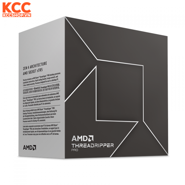 CPU AMD Ryzen Threadripper Pro 7965WX (AMD Ryzen Up to 5.3 GHz / 4.2GHz, 24 Cores 48 Threads, sTR5)
