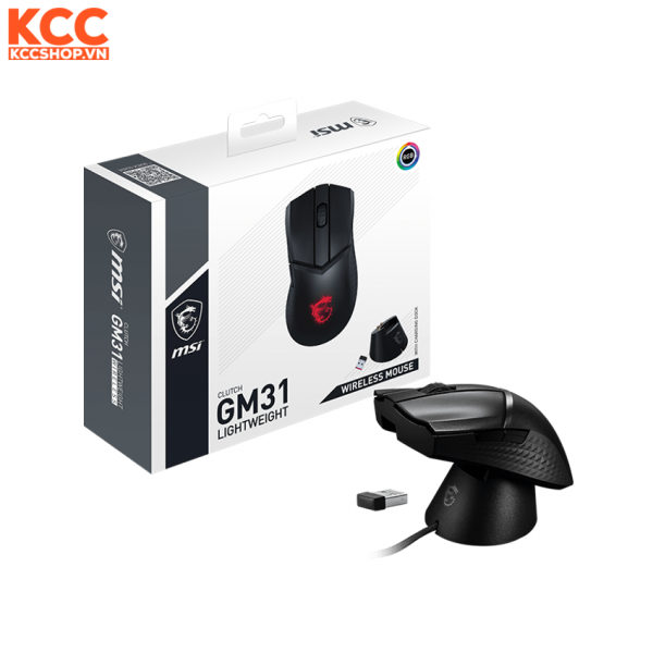 Chuột gaming MSI CLUTCH GM31 LIGHTWEIGHT WIRELESS