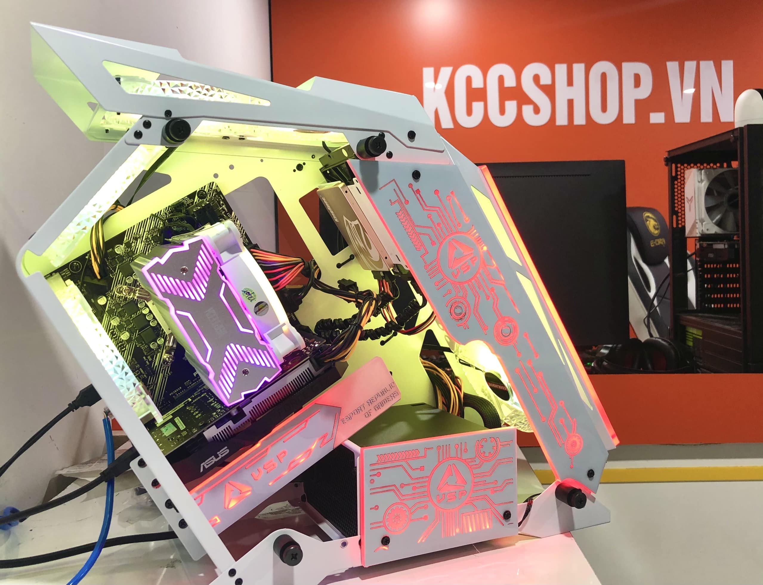 Vỏ Máy Tính VSP E-ROG ES1 (MÀU TRẮNG)