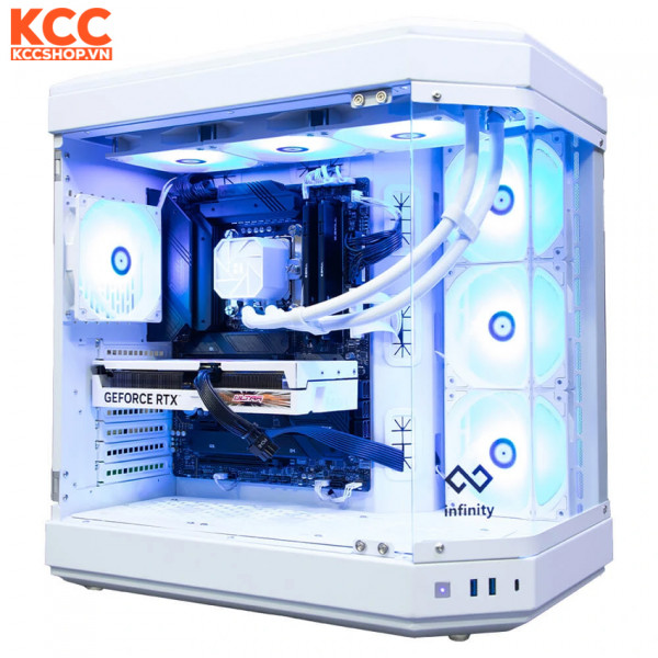 Vỏ case Infinity Aqua Premium - ATX Gaming Chassis (Mới về)