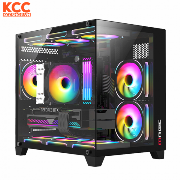 Vỏ Case MAGIC Aqua-M Ultra Plus Black M-ATX