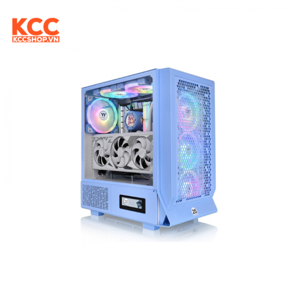 Vỏ case Thermaltake Ceres 330 TG ARGB Hydrangea Blue Mid Tower