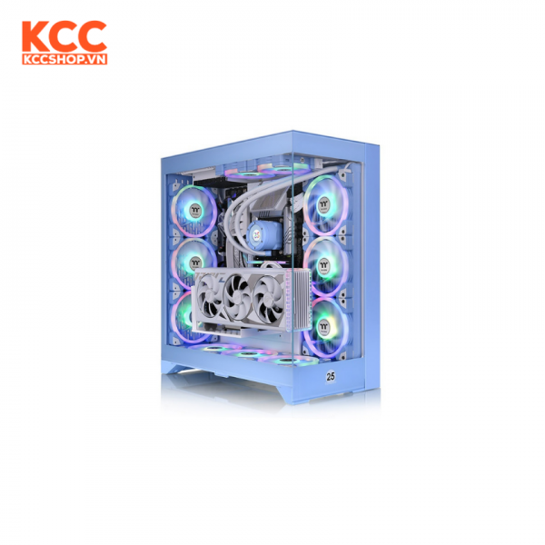 Vỏ case Thermaltake CTE E600 MX Hydrangea Blue Mid Tower