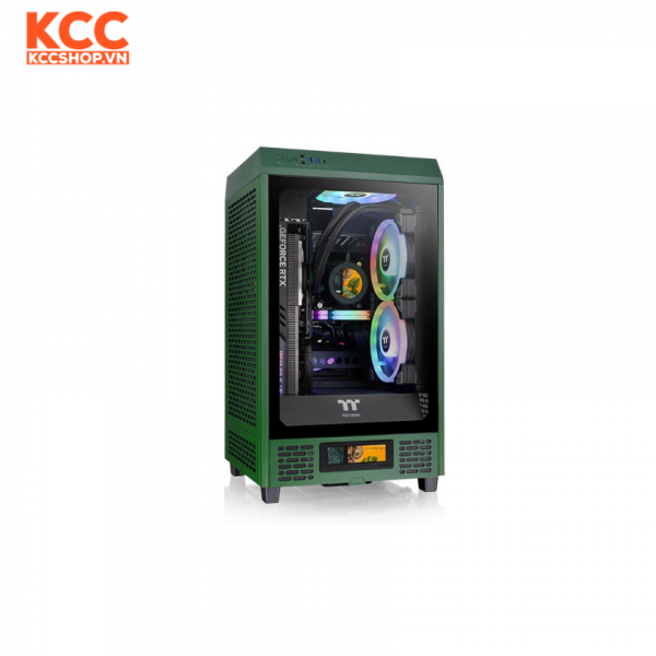 Vỏ case Thermaltake The Tower 200 Racing Green Mini