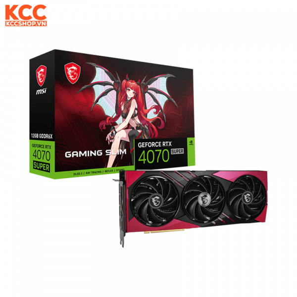 VGA MSI GeForce RTX 4070 SUPER 12G GAMING SLIM MLG