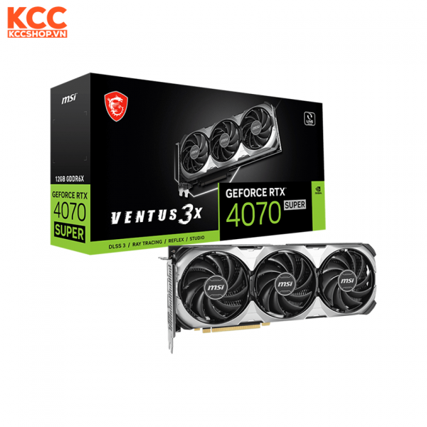 VGA MSI GeForce RTX 4070 SUPER 12G VENTUS 3X