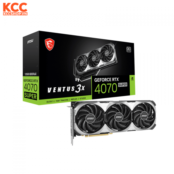 VGA MSI GeForce RTX 4070 SUPER 12G VENTUS 3X OC