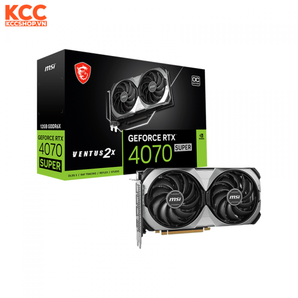 VGA MSI GeForce RTX 4070 SUPER 12G VENTUS 2X OC