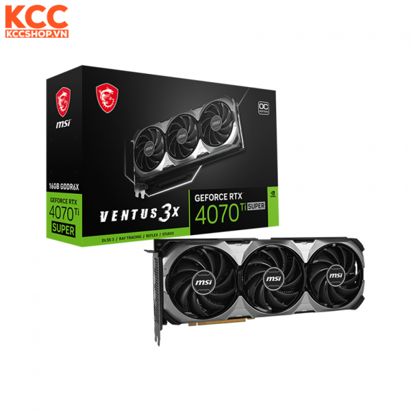 VGA MSI GeForce RTX 4070 Ti SUPER 16G VENTUS 3X OC