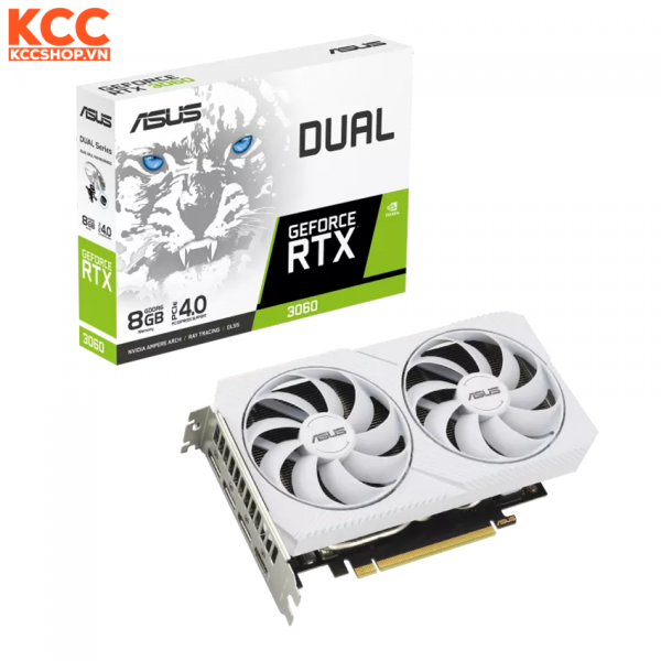 VGA ASUS Dual GeForce RTX 3060 White Edition 8GB GDDR6