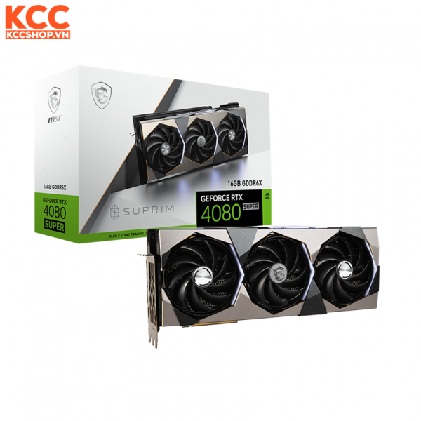 VGA MSI GeForce RTX 4080 SUPER 16G SUPRIM