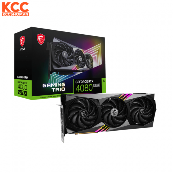 VGA MSI GeForce RTX 4080 SUPER 16G GAMING TRIO