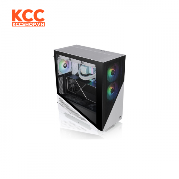 Vỏ case Thermaltake Divider 370 TG Snow ARGB Mid Tower