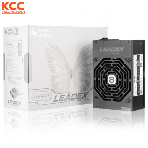 Nguồn máy tính Super Flower Leadex Platinum 2000W Black 80 Plus Platinum SF-2000F14HP