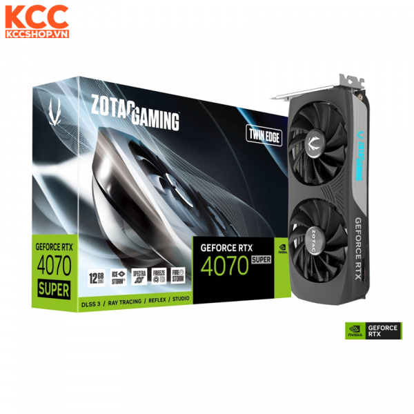 VGA ZOTAC GAMING GeForce RTX 4070 SUPER Twin Edge 12GB GDDR6X