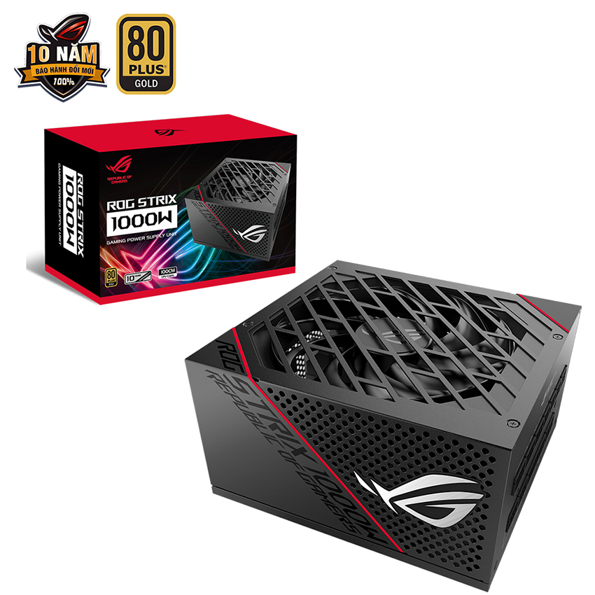 Nguồn ASUS ROG STRIX 1000W GOLD – 1000W ( Màu Đen/80 Plus Gold / Full Modular)