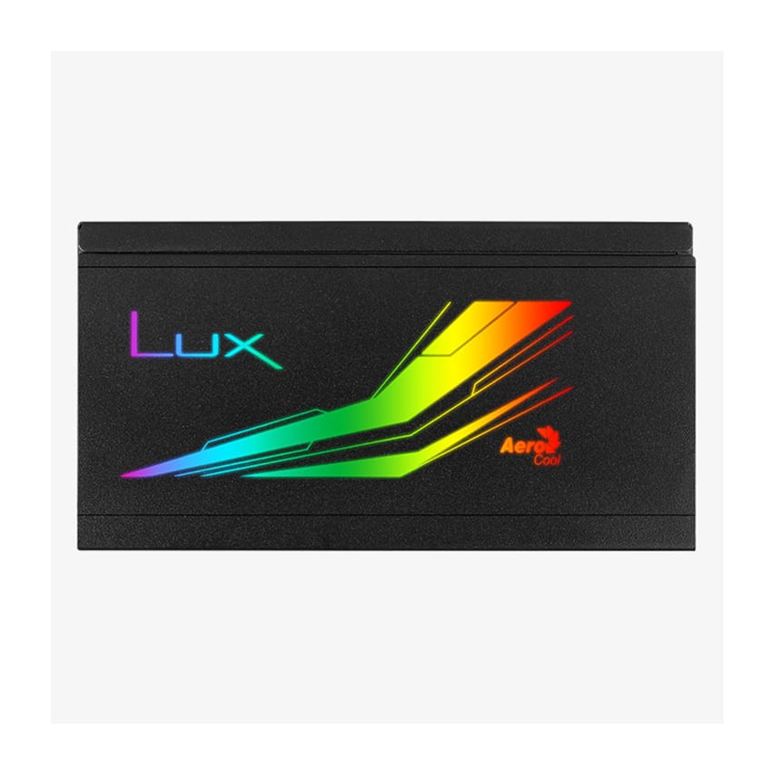 Nguồn Aerocool LUX RGB 650W ( 80 Plus Bronze/Màu Đen/Led RGB)