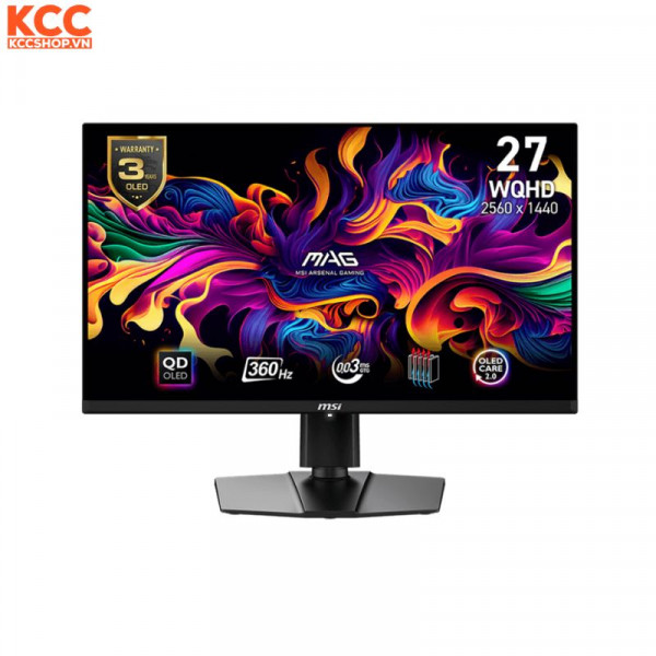 Màn hình gaming MSI MAG 271QPX QD-OLED (2K/ 27 Inch/ QD-OLED/ 360Hz)
