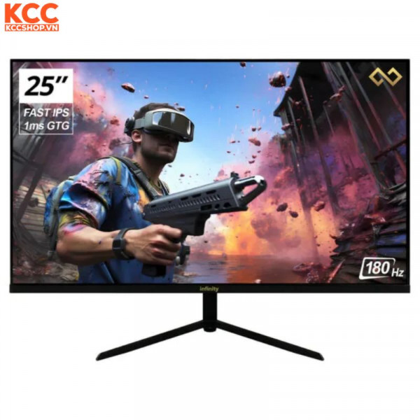 Màn hình Infinity Flash 25 (25 inch FHD IPS, 180Hz, 1ms,  AMD Freesync, Gaming Monitor)