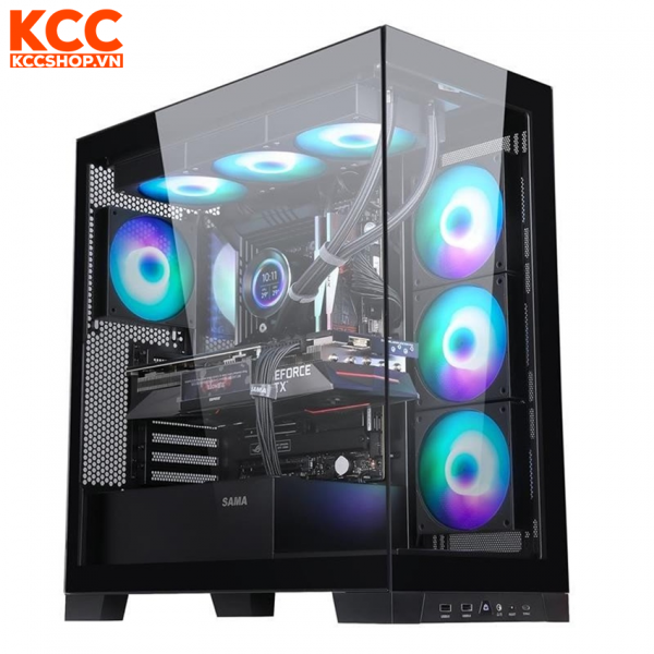 Vỏ case SAMA 4503 Black (ATX - USB C)