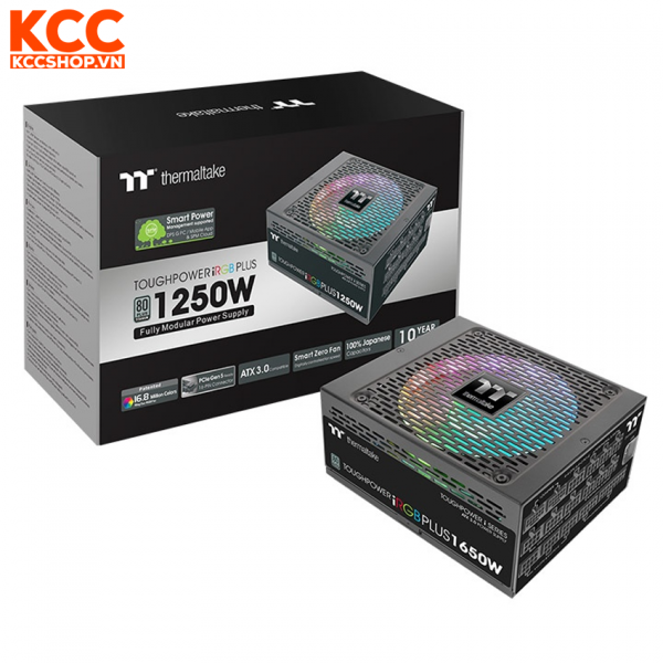 Nguồn máy tính Thermaltake Toughpower iRGB PLUS 1250W Titanium - TT Premium Edition