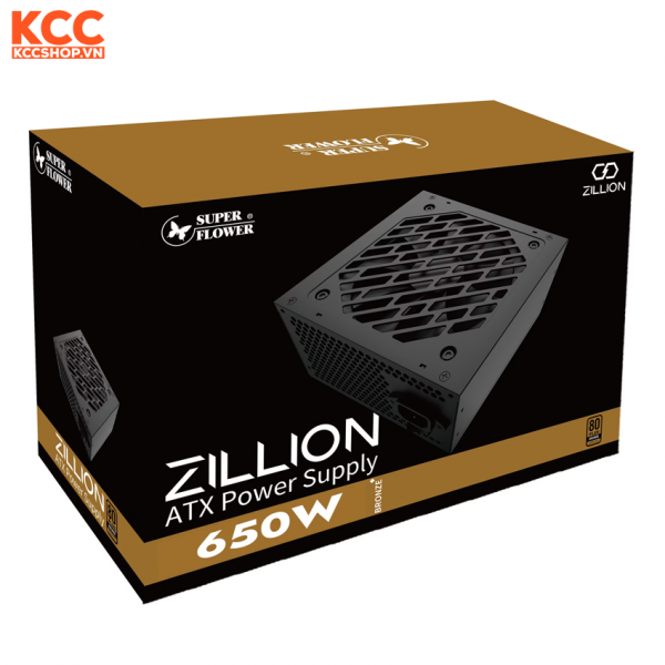 Nguồn máy tính Super Flower ZILLION DB 650W 80plus Bronze
