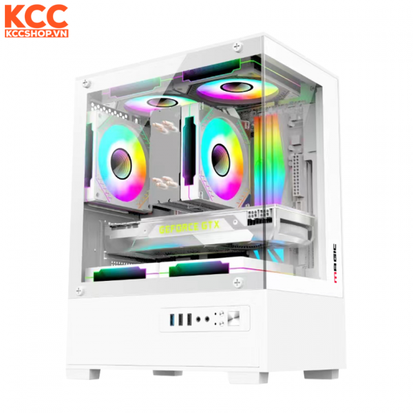 Vỏ case Magic Mix Ultra White (MATX)
