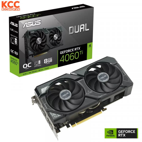 ASUS Dual GeForce RTX 4060 Ti SSD OC Edition 8GB GDDR6