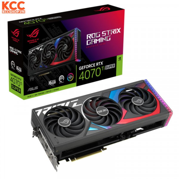 VGA ASUS ROG Strix GeForce RTX 4070 Ti SUPER 16GB GDDR6X