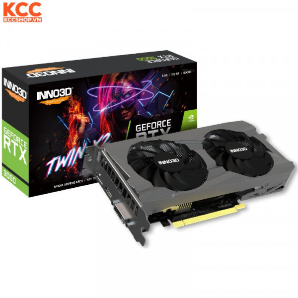 VGA INNO3D GEFORCE RTX 3050 6GB TWIN X2
