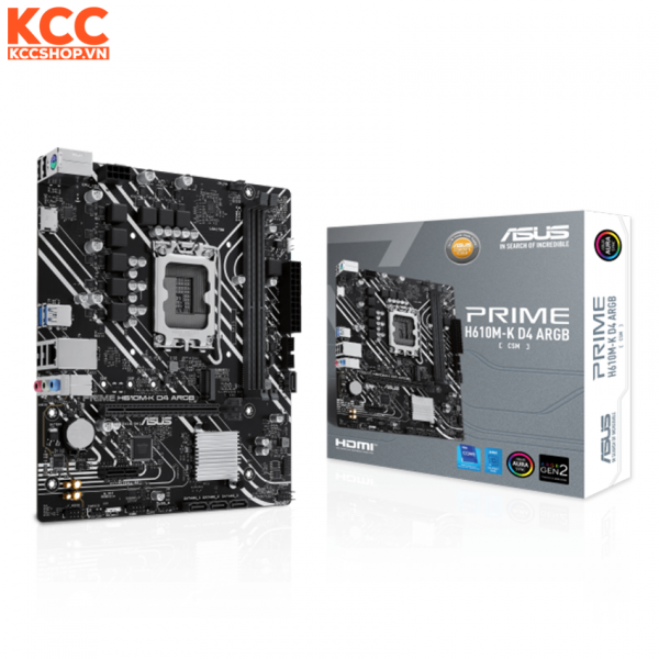 Mainboard ASUS PRIME H610M-K D4 ARGB-CSM