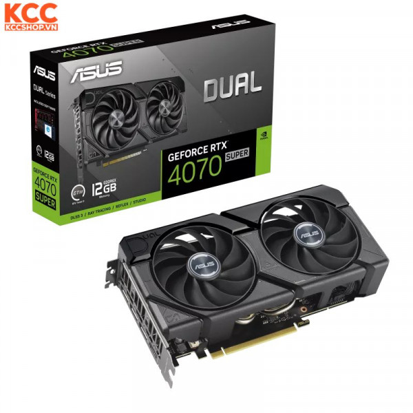 VGA ASUS Dual GeForce RTX 4070 SUPER EVO 12GB GDDR6X