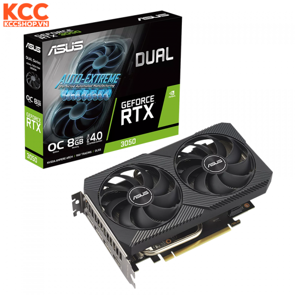 VGA ASUS Dual GeForce RTX 3050 SI OC Edition 8GB GDDR6