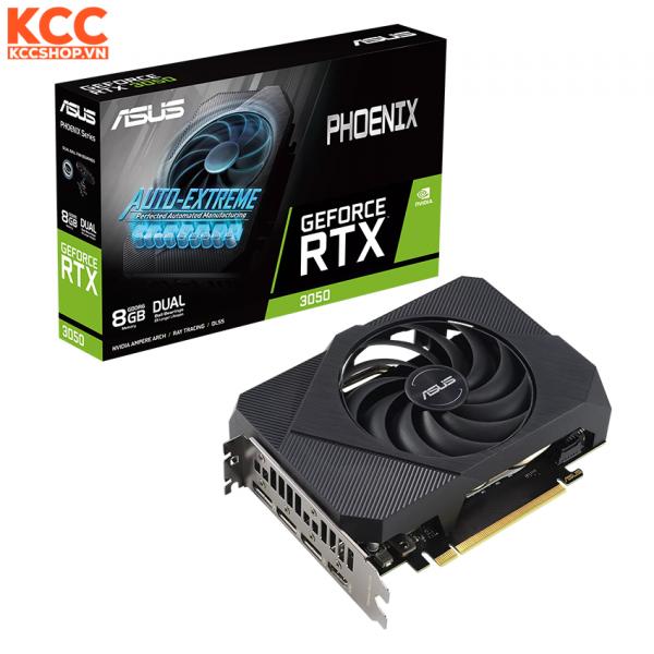 VGA ASUS Phoenix GeForce RTX 3050 EVO 8GB GDDR6