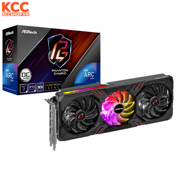 VGA Asrock Intel Arc A770 Phantom Gaming 16GB OC