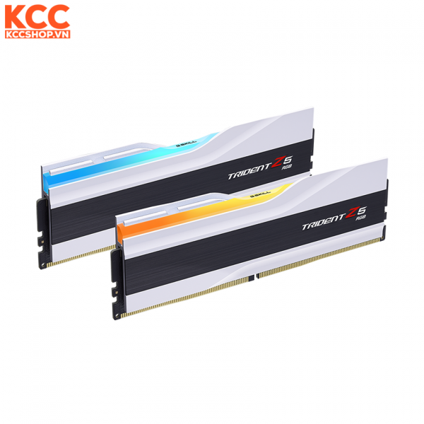 Ram G.Skill Trident Z5 RGB 96GB (2x48GB) CL32 6400MHz DDR5 White (F5-6400J3239F48GX2-TZ5RW)