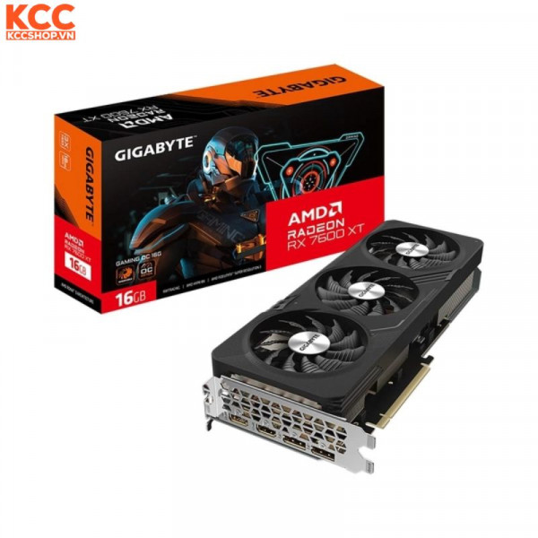 VGA Gigabyte Radeon RX 7600 XT GAMING OC 16G GDDR6 (GV-R76XTGAMING OC-16GD)