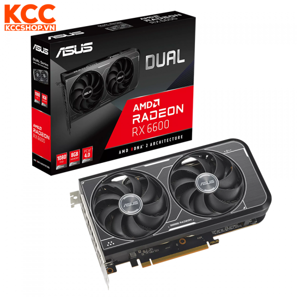 VGA ASUS Dual Radeon RX 6600 V3 8GB GDDR6