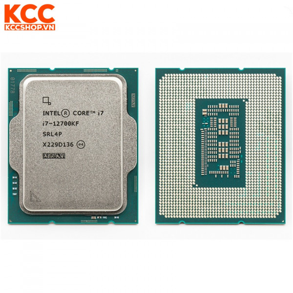 CPU Intel Core i7 12700KF Tray (5.00GHz, 12 Nhân 20 Luồng, 25M Cache, Alder Lake) - Socket Intel LGA 1700 (Full VAT)