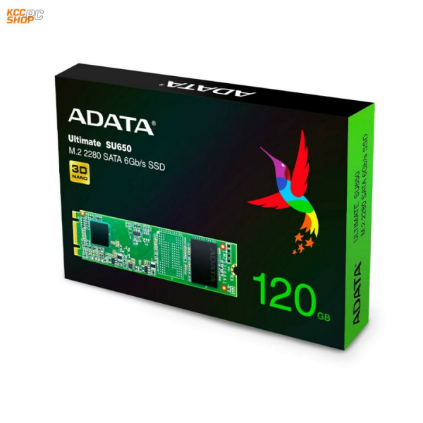 Ổ cứng SSD Adata SU650SN38 120G M.2 2280 (Đọc 550MB/s – Ghi 510MB/s) – (AU650NS38-120GT-C)