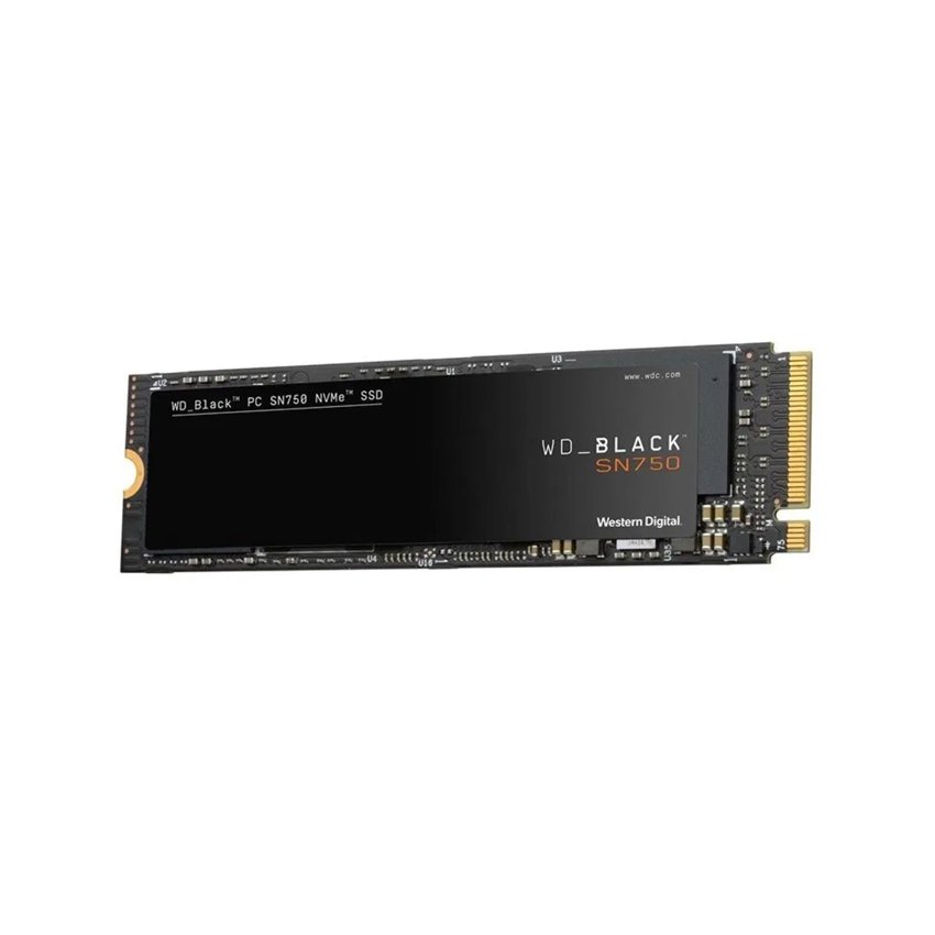 Ổ cứng SSD WD SN750 Black 500GB M.2 2280 PCIe NVMe 3x4 (Đọc 3430MB/s - Ghi 2600MB/s) - (WDS500G3X0C)