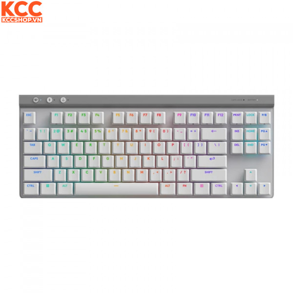 Bàn phím gaming không dây Logitech G515 LightSpeed TKL White