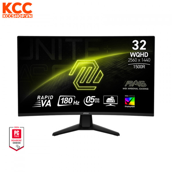 Màn hình gaming MSI MAG 32CQ6F (32in / VA / QHD / 180Hz / 0.5ms)