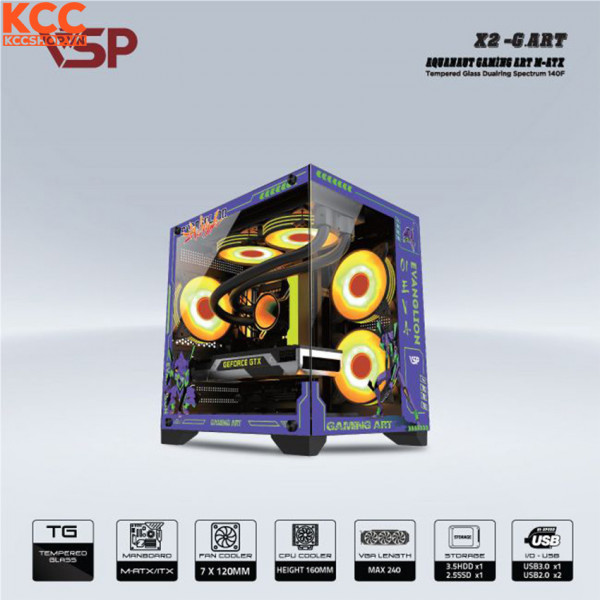 Vỏ Case VSP X2 - G.ART Đen
