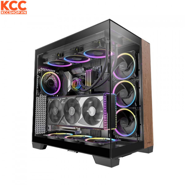 Vỏ case Antec C8 Wood (Vỏ bể cá, E-ATX, TOP 360 RAD)