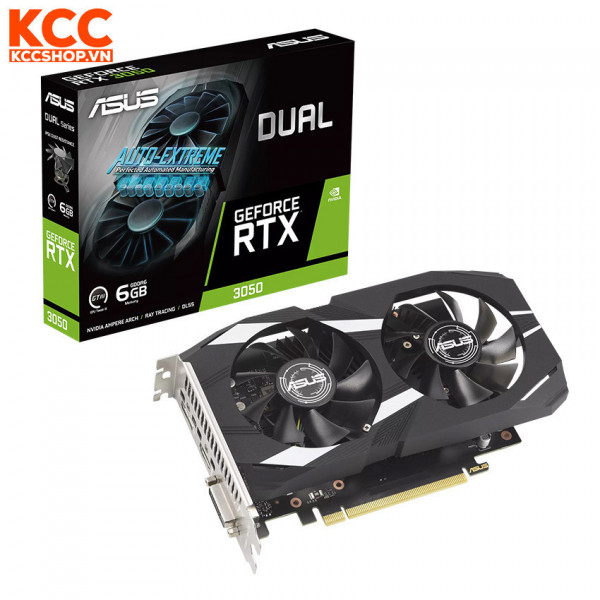 VGA ASUS Dual GeForce RTX 3050 6GB GDDR6