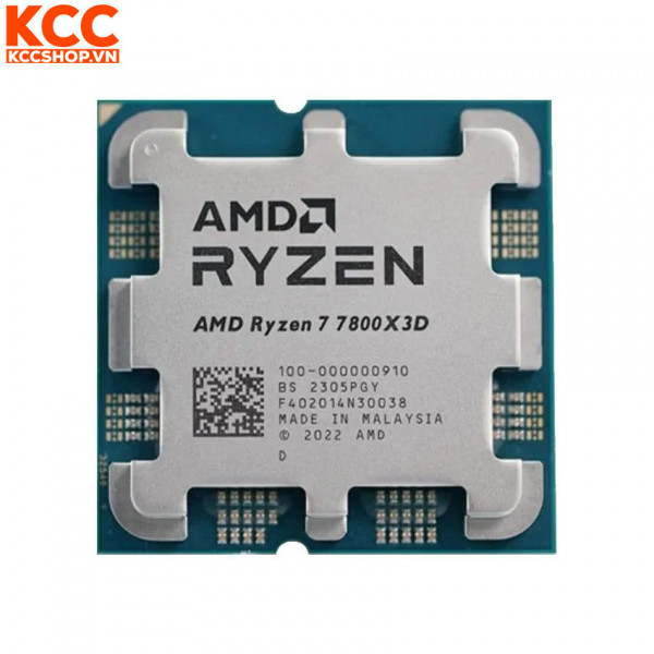 CPU AMD Ryzen 7 7800X3D Tray (4.2GHz Boost 5.0GHz / 8 nhân 16 luồng / 104MB / AM5) (Full VAT)